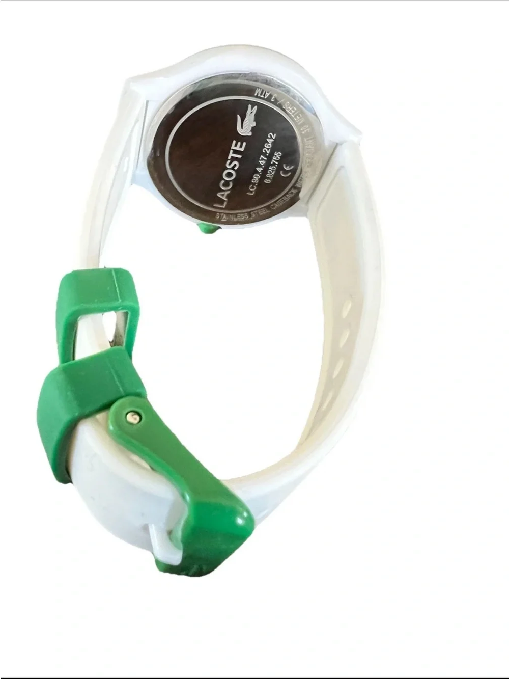 Lacoste Coa Watch White Dial Logo Silicone Band Unisex Sporty lc 90.4 47 2642